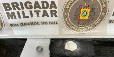 Brigada Militar prende homem por tráfico de drogas em Camaquã