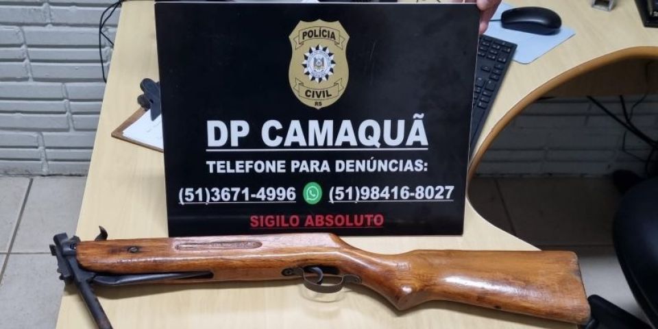 Homem é preso por porte ilegal de arma de fogo no Banhado do Colégio, em Camaquã