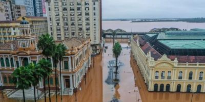 Aeroporto de Porto Alegre suspende voos por tempo indeterminado