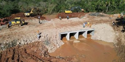 Dnit restabelece tráfego no km 132 da BR-290, em Eldorado do Sul