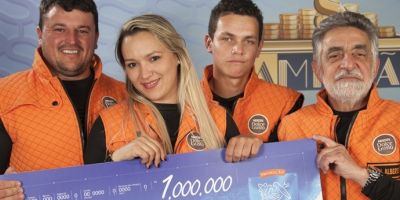 Família de agricultores de Santana do Livramento ganha R$ 1 milhão no Caldeirão