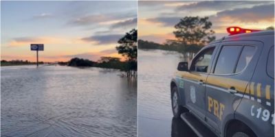 Moradores da Região Sul estão sem acesso à Capital pela BR-290