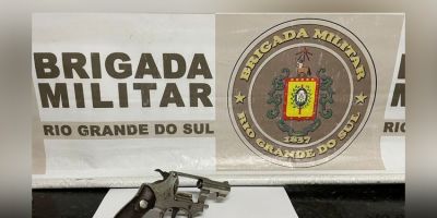 Brigada Militar prende homem por porte ilegal de arma de fogo em Camaquã