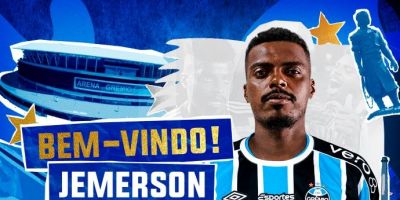 Grêmio anuncia contratação do zagueiro Jemerson, de 31 anos 