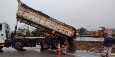 Ecosul alerta sobre desvio de pista na BR-116, em Turuçu