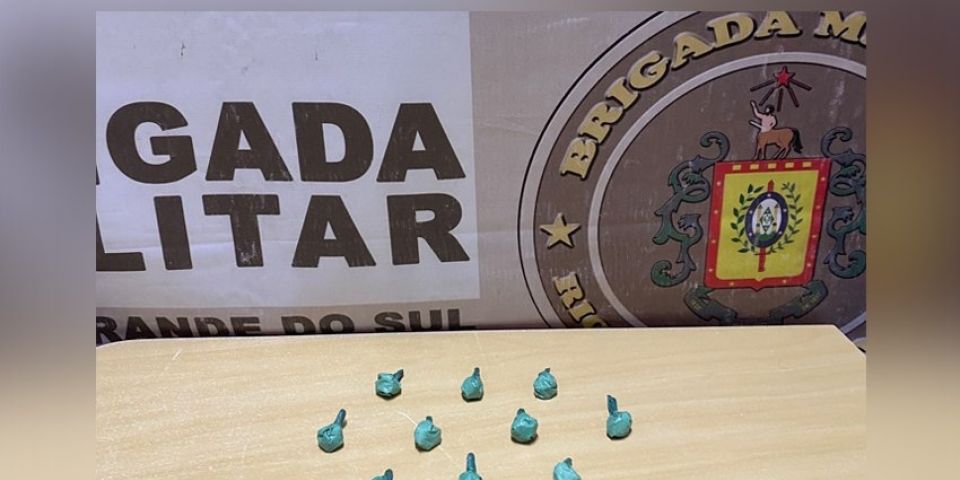 Brigada Militar prende mulher por tráfico de drogas em São Lourenço do Sul