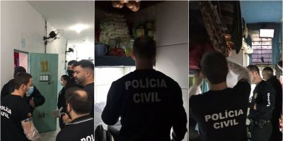 Polícia Civil cumpre mandados de busca e apreensão em celas do Presídio Estadual de Camaquã