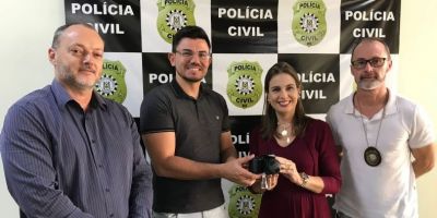 Delegacia de Polícia de Camaquã recebe câmera fotográfica de alta resolução