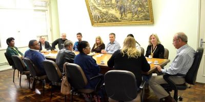 Prefeito de Camaquã recebe sindicalistas