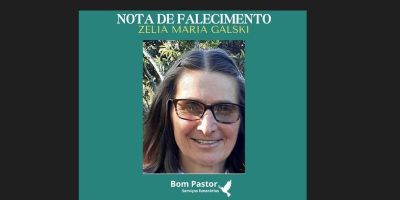 OBITUÁRIO: Nota de Falecimento de Zélia Maria Galski, de 66 anos