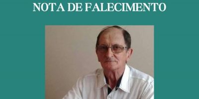 OBITUÁRIO: Nota de Falecimento de Nilo Volsei Flôres, de 78 anos