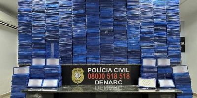 PC realiza a maior apreensão de cocaína da história do RS