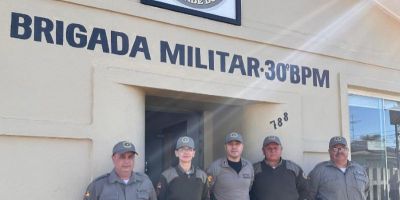 Brigada Militar de Camaquã recebe novos policiais militares    