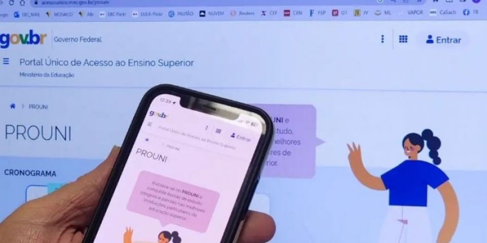 Inscrições do Prouni no 2º semestre começam na próxima semana