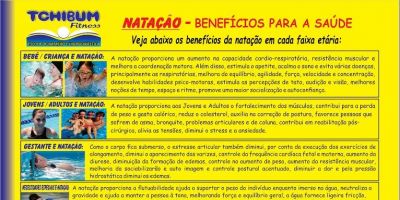 PUBLICIDADE: Tchibum Escola de Natação e Hidroginástica - Fone (51) 3671 2776 - Camaquã/RS