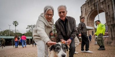 Animais resgatados das enchentes ganham novos lares após Feira de Adoção em Porto Alegre