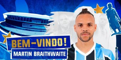 Grêmio acerta acordo para contratação do dinamarquês Martin Braithwaite     