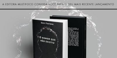 Ozzy Fontana lança livro 'O homem que não existiu' no dia 3 na NTC Livraria, em Camaquã   