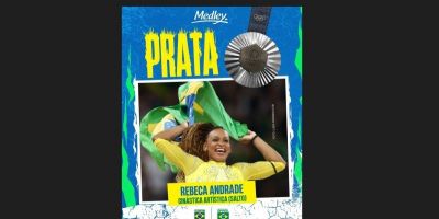 Rebeca Andrade conquista a prata na final do salto nos Jogos de Paris