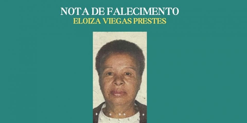 OBITUÁRIO: Nota de Falecimento de Eloiza Viegas Prestes, de 70 anos