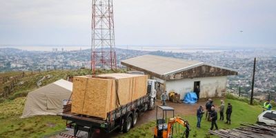 Radar meteorológico começa a ser instalado em Porto Alegre  