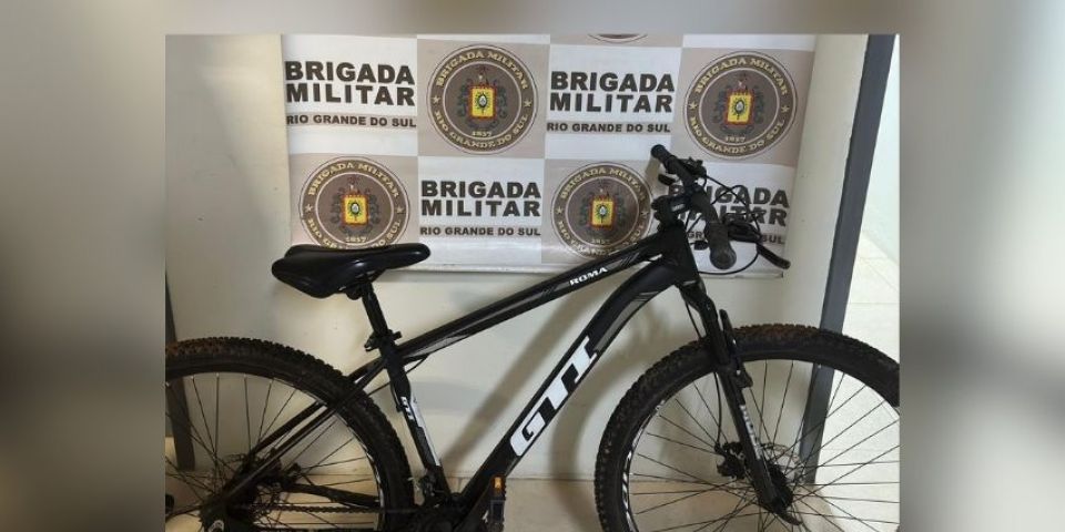 Brigada Militar prende suspeito de furtar bicicleta em Camaquã