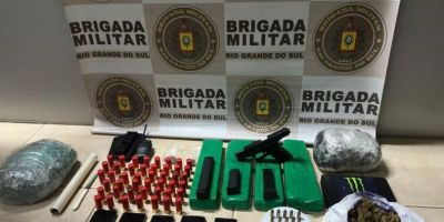 Brigada Militar prende homem por tráfico de drogas em Camaquã