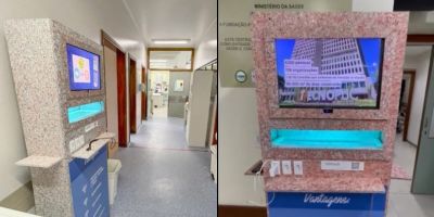 Hospital de Camaquã inaugura tecnologia de descontaminação de celulares