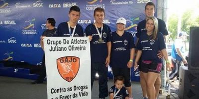 Equipe Gajo de Arambaré conquista pódios na final do Circuito Sesc de Corridas em Porto Alegre