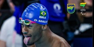 Gabrielzinho conquista o 1º ouro do Brasil nas Paralimpíadas de Paris  