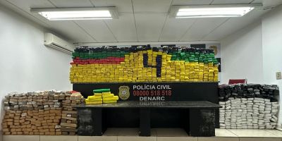 Polícia Civil apreende meia tonelada de maconha em Porto Alegre  