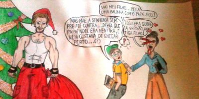A CHARGE DO BLOG: Papai noel modernizado; mudança de conceitos