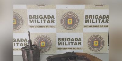 Arma de fogo é apreendida em São Lourenço do Sul