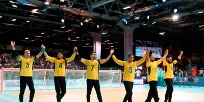 Seleção masculina de goalball garante medalha de bronze em Paris