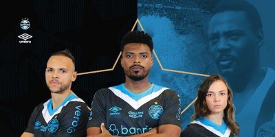 Grêmio apresenta o terceiro uniforme para temporada de 2024