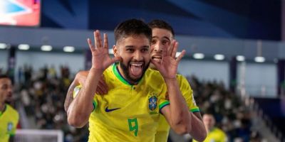 Brasil vence Marrocos e avança às semis da Copa do Mundo de futsal