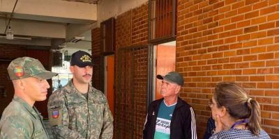 Coordenadora da 12ª CRE visita escolas estaduais afetadas pelo temporal em Camaquã