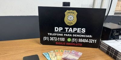 Adolescente de 17 anos é apreendido por tráfico de drogas em Tapes