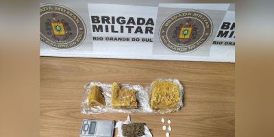 Jovem é preso por tráfico de drogas em Camaquã