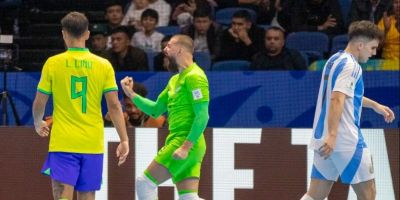 Com grande atuação do goleiro, Brasil vence Argentina e conquista o hexa da Copa do Mundo de Futsal