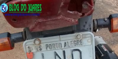 Brigada Militar de Chuvisca apreende moto com irregularidades em Camaquã