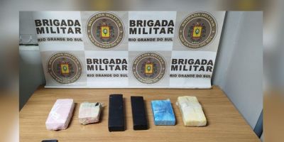 Homem é preso com aproximadamente 5 kg de drogas em Arambaré