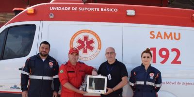 Samu de Tapes recebe novo equipamento para monitorar sinais vitais de pacientes