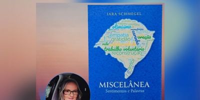 Lançamento do novo livro da escritora Iara Schmegel ocorre nesta sexta