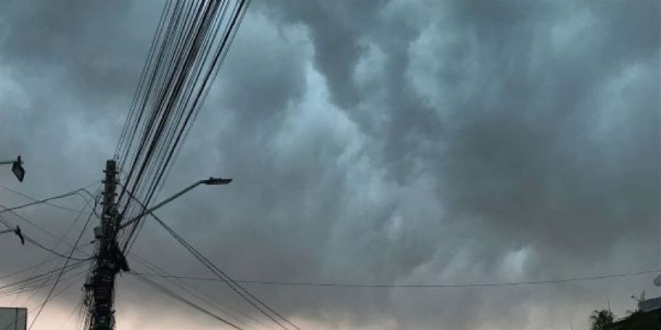 Inmet divulga alerta de perigo de tempestade para a Costa Doce