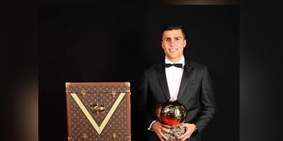 Rodri, volante espanhol, conquista a Bola de Ouro 2024