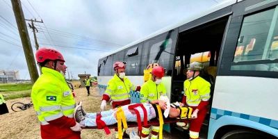 Ecosul realiza simulado de acidente com carga perigosa e múltiplas vítimas