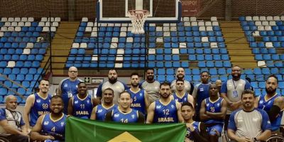 Brasil é bronze no Sul-Americano de basquete em cadeira de rodas