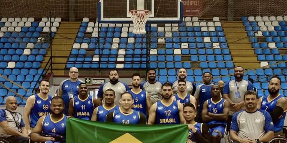 Brasil é bronze no Sul-Americano de basquete em cadeira de rodas