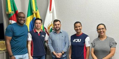 Prefeitura de Camaquã recebe convite para abertura dos jogos do Projeto Esportes FJU